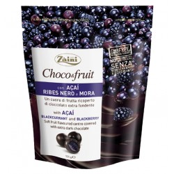 Choco&Fruit bag 125g Acai, Blackcurrant and Blackberry filling