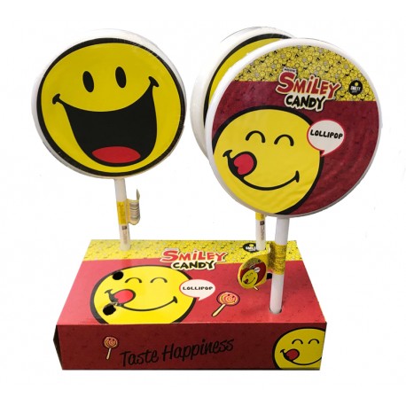Big Lollipop Smiley (8 x 13g little lollipops inside)