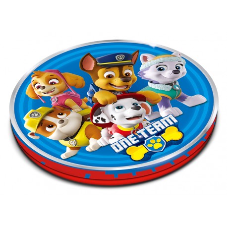 Paw Patrol Round Shaped Tin with Jelly 90g