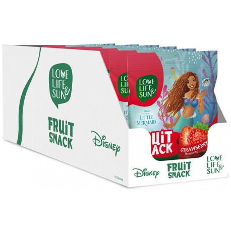 Little Mermaid Fruit Snack 20g (strawberry)