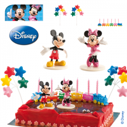 Kit Mickey and Minnie 6-7 cm PVC
