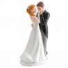 Weddin Couple Kissing Hand Resin 16 cm
