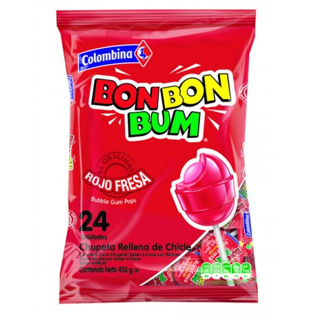 Bon Bon Bum Strawberry 17g, bag